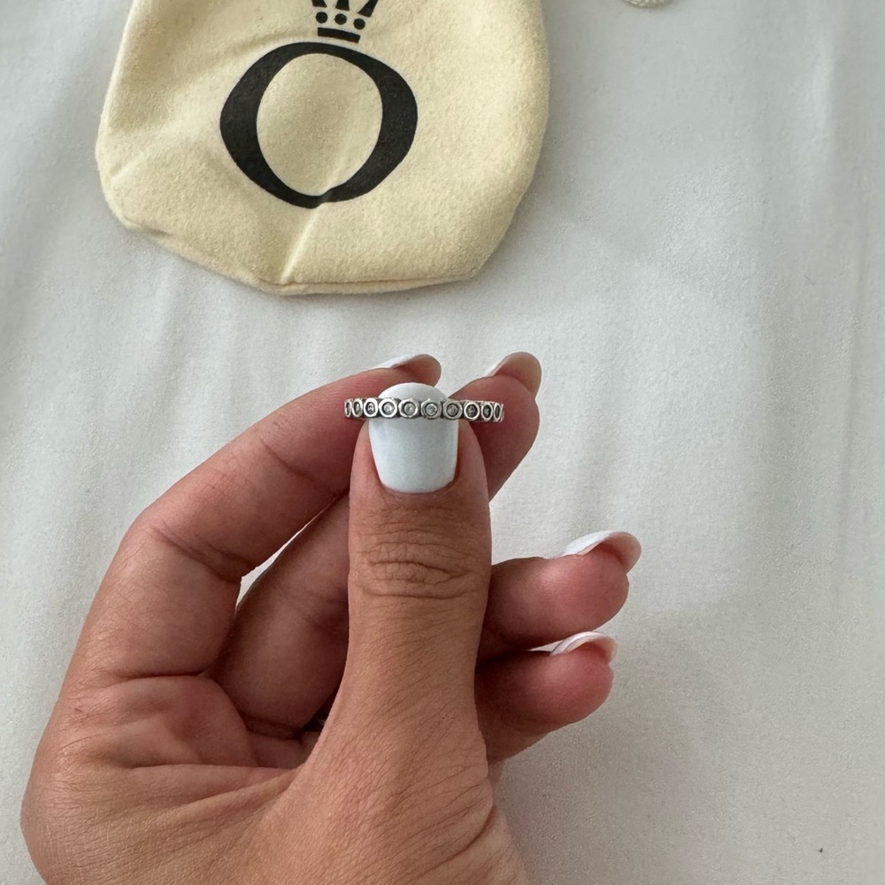 Princess Tiara Crown Ring With Stackable Ring - image 4